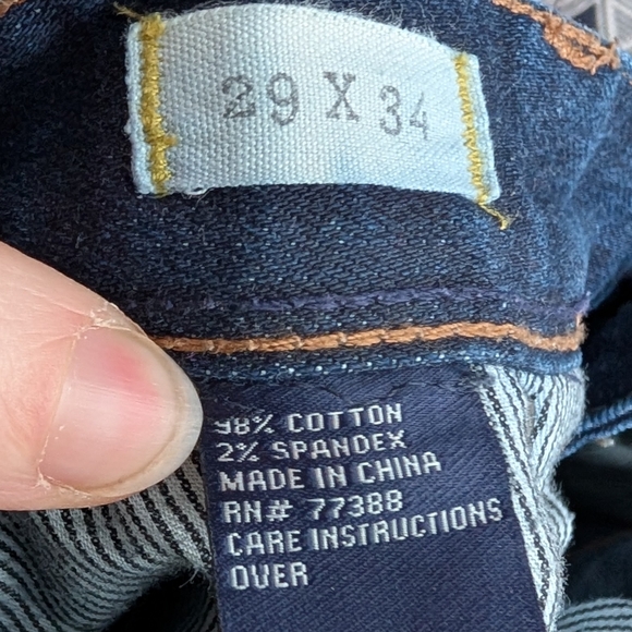 Madewell Rail Straight Jeans 29 x 34 - Picture 4 of 4